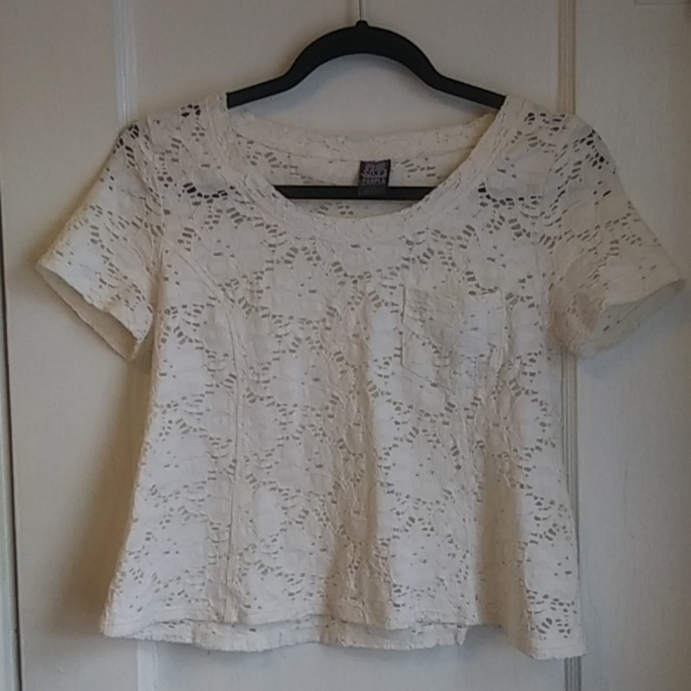 Free People Lace Top